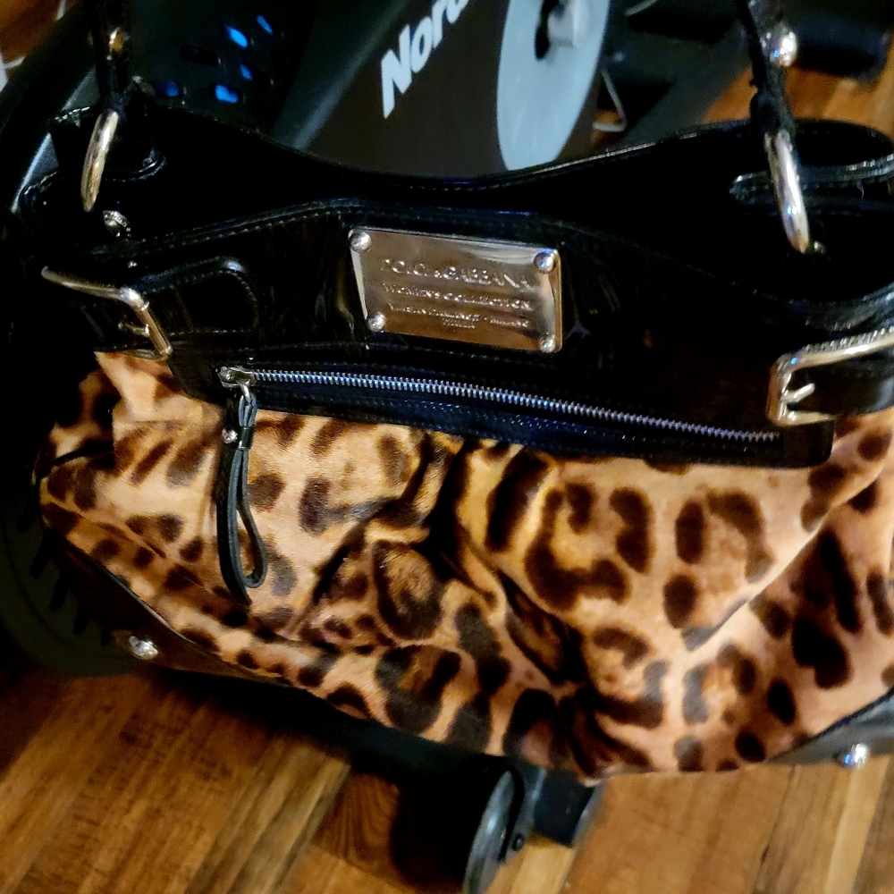 DOLCE GABANNA  ANIMAL print Satchel